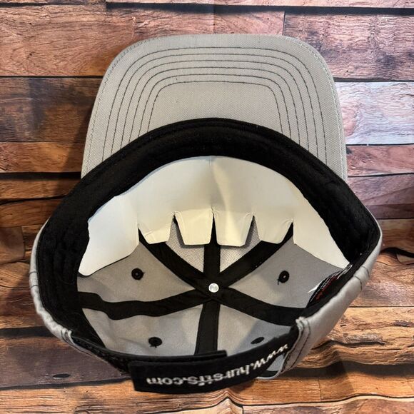 Hurst Farm Supply HFS Hat Cap Grey Adjustable Strap Back Farm Equipment Texas Ag - Picture 5 of 7